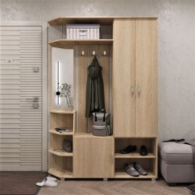 Прихожая Домино дуб сонома в Ишиме - ishim.mebel-tymen.ru | фото