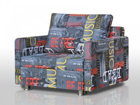 Кресло-кровать Реал 80 с подлокотниками мьюзик в Ишиме - ishim.mebel-tymen.ru | фото