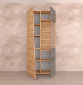 Аллегро-10 Шкаф двухдверный(со стеклом) Диал в Ишиме - ishim.mebel-tymen.ru | фото