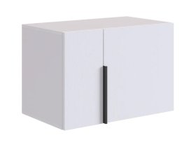 Антресоль двухдверная L600 Баско белое дерево в Ишиме - ishim.mebel-tymen.ru | фото