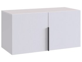 Антресоль двухдверная L800 Баско белое дерево в Ишиме - ishim.mebel-tymen.ru | фото