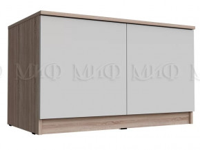 Антресоль-тумба Челси Белый глянец, дуб сонома в Ишиме - ishim.mebel-tymen.ru | фото