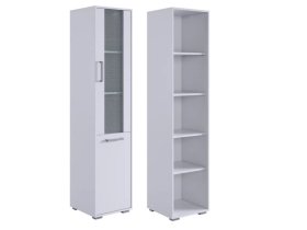 Стеллаж Лайт-2 белый/белый в Ишиме - ishim.mebel-tymen.ru | фото