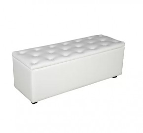 Банкетка Монако-2 (белый) в Ишиме - ishim.mebel-tymen.ru | фото