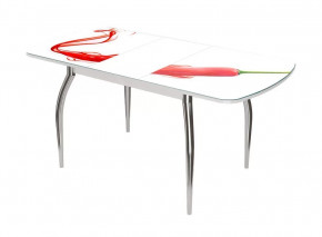 Бостон-3 ф/п Чили, 1100*700 мм, белый/хром триумф в Ишиме - ishim.mebel-tymen.ru | фото