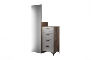 Брента Комод с зеркалом Жемчуг в Ишиме - ishim.mebel-tymen.ru | фото