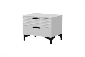 Брента Тумба прикроватная Белый в Ишиме - ishim.mebel-tymen.ru | фото