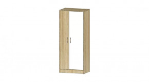 Детская Буратино Шкаф для одежды сонома/белый в Ишиме - ishim.mebel-tymen.ru | фото