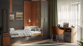 Детская «Хилтон» Дуб Крафт золотой, Графит матовый в Ишиме - ishim.mebel-tymen.ru | фото