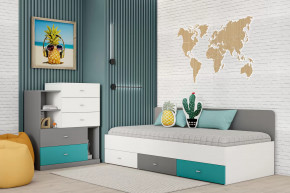 Детская Клео ОК-4, графит, миндаль, океан Диал в Ишиме - ishim.mebel-tymen.ru | фото