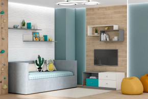 Детская Клео ОК-6, графит, миндаль, океан Диал в Ишиме - ishim.mebel-tymen.ru | фото