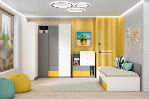 Детская Клео С-3, графит, миндаль, солнечный Диал в Ишиме - ishim.mebel-tymen.ru | фото