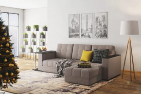 Диван АТЛАНТ угловой со столиком Капри 13 кофе в Ишиме - ishim.mebel-tymen.ru | фото