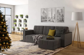 Диван АТЛАНТ угловой со столиком Neo 10 шоколад в Ишиме - ishim.mebel-tymen.ru | фото