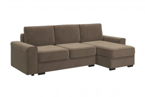Диван-кровать угловой "Леон" серо-бежевый в Ишиме - ishim.mebel-tymen.ru | фото