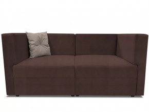 Диван модульный прямой Бергамо две секции Dream Chocolate кат. 3 в Ишиме - ishim.mebel-tymen.ru | фото