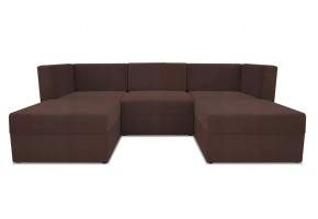 Диван модульный угловой Бергамо пять секций Dream Chocolate кат. 3 в Ишиме - ishim.mebel-tymen.ru | фото