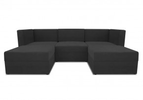 Диван модульный угловой Бергамо пять секций Dream Grafit кат. 3 в Ишиме - ishim.mebel-tymen.ru | фото