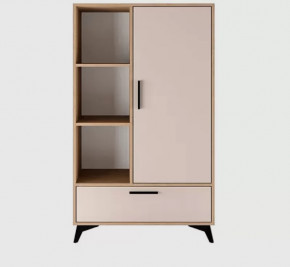 ЕВА Буфет 800 1С1Я (ш800*г411*в1351мм), Сатин в Ишиме - ishim.mebel-tymen.ru | фото