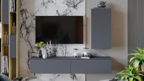 Гостиная «Порто» №5 Яблоня Беллуно, Графит софт в Ишиме - ishim.mebel-tymen.ru | фото