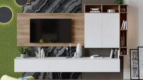 Гостиная «Порто» №6 Яблоня Беллуно, Белый софт в Ишиме - ishim.mebel-tymen.ru | фото