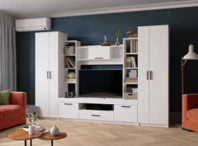 Гостиная СИДНЕЙ-2 (ш3000*г470*в2000мм), ЛДСП Белый в Ишиме - ishim.mebel-tymen.ru | фото