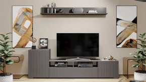 Гостиная «Сильвия» Тип 2 Графит Серый, Графит матовый в Ишиме - ishim.mebel-tymen.ru | фото