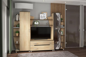 Гостиная Тиана-3 (Дуб Сонома) в Ишиме - ishim.mebel-tymen.ru | фото