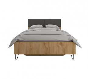 GRACE кровать LOZ120х200 без основания (Дуб наварра/Графит) в Ишиме - ishim.mebel-tymen.ru | фото