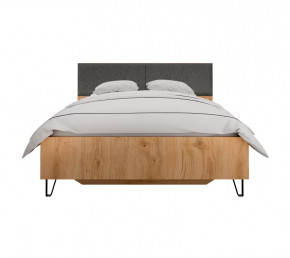 GRACE кровать LOZ160х200 (Дуб наварра/ Графит) в Ишиме - ishim.mebel-tymen.ru | фото