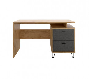 GRACE стол письменный BIU2S  (Дуб наварра/Графит) в Ишиме - ishim.mebel-tymen.ru | фото