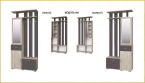 "ИМИДЖ" модуль №01, шкаф-вешалка с зеркалом в Ишиме - ishim.mebel-tymen.ru | фото
