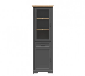 JASMIN шкаф REG1W1D1S (Графит/ Дуб артизан) в Ишиме - ishim.mebel-tymen.ru | фото