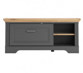 JASMIN тумба KOM1S (Графит/ Дуб артизан ) в Ишиме - ishim.mebel-tymen.ru | фото