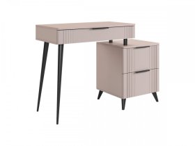 Туалетный столик (без зеркала) Катрин кашемир/фрапучино матовый в Ишиме - ishim.mebel-tymen.ru | фото