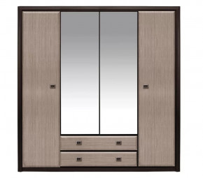 КОЕН шкаф с зеркалом SZF4D2S (Венге/Штрокс) в Ишиме - ishim.mebel-tymen.ru | фото