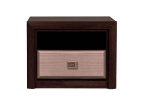 КОЕН тумба прикроватная KOM1S (Венге/Штрокс) в Ишиме - ishim.mebel-tymen.ru | фото