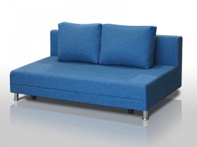 Диван Комфорт Лайт без подлокотников 2 подушки denim в Ишиме - ishim.mebel-tymen.ru | фото