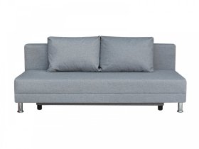Диван Комфорт Лайт без подлокотников 2 подушки грей в Ишиме - ishim.mebel-tymen.ru | фото