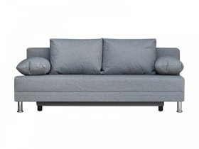 Диван Комфорт без подлокотников 4 подушки грей в Ишиме - ishim.mebel-tymen.ru | фото