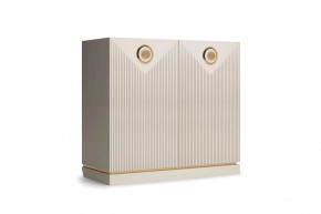 Комод 2-дверный "Капри" Сатин/Сатин в Ишиме - ishim.mebel-tymen.ru | фото