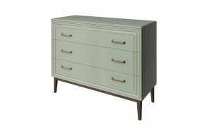 Комод 3 ящика Гориция Зелёный самшит в Ишиме - ishim.mebel-tymen.ru | фото