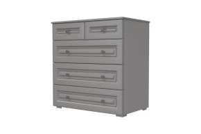 Комод 5 ящиков Олимп Серый шифер/Антрацит в Ишиме - ishim.mebel-tymen.ru | фото