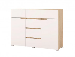 Комод Анталия 1200 Сонома-Белый софт в Ишиме - ishim.mebel-tymen.ru | фото