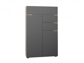 Комод Анталия Сонома-Графит софт в Ишиме - ishim.mebel-tymen.ru | фото