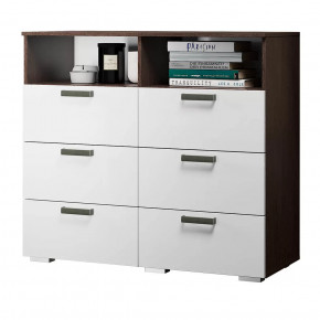 Комод Азаро венге/белый глянец в Ишиме - ishim.mebel-tymen.ru | фото