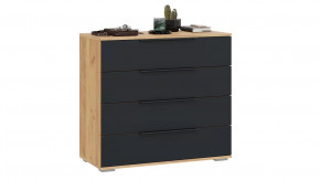 Комод «Джоли» Дуб Крафт золотой, Графит матовый в Ишиме - ishim.mebel-tymen.ru | фото