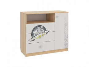 Комод Форсаж дуб сонома/белый в Ишиме - ishim.mebel-tymen.ru | фото