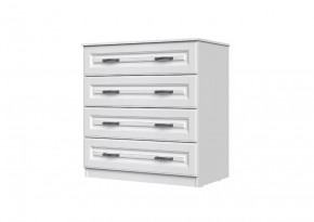 Комод "Кантри" 4 ящика, белый в Ишиме - ishim.mebel-tymen.ru | фото