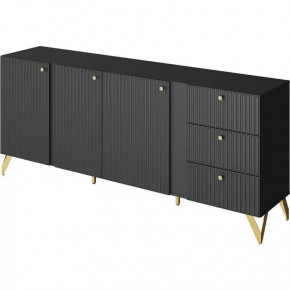 Комод КД-1 Reno Чёрный НК-мебель в Ишиме - ishim.mebel-tymen.ru | фото